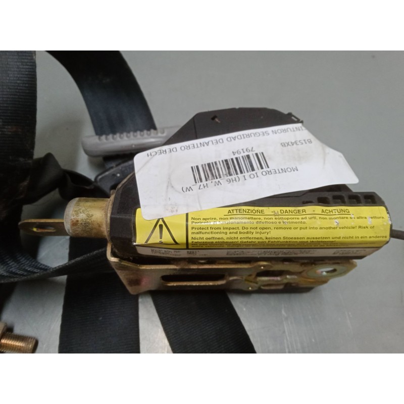 Recambio de cinturon seguridad delantero derecho para mitsubishi montero io i (h6_w, h7_w) 1.8 gdi (h66w, h76w) referencia OEM I