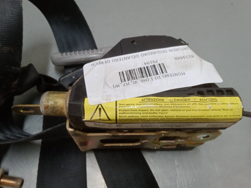 Recambio de cinturon seguridad delantero derecho para mitsubishi montero io i (h6_w, h7_w) 1.8 gdi (h66w, h76w) referencia OEM I