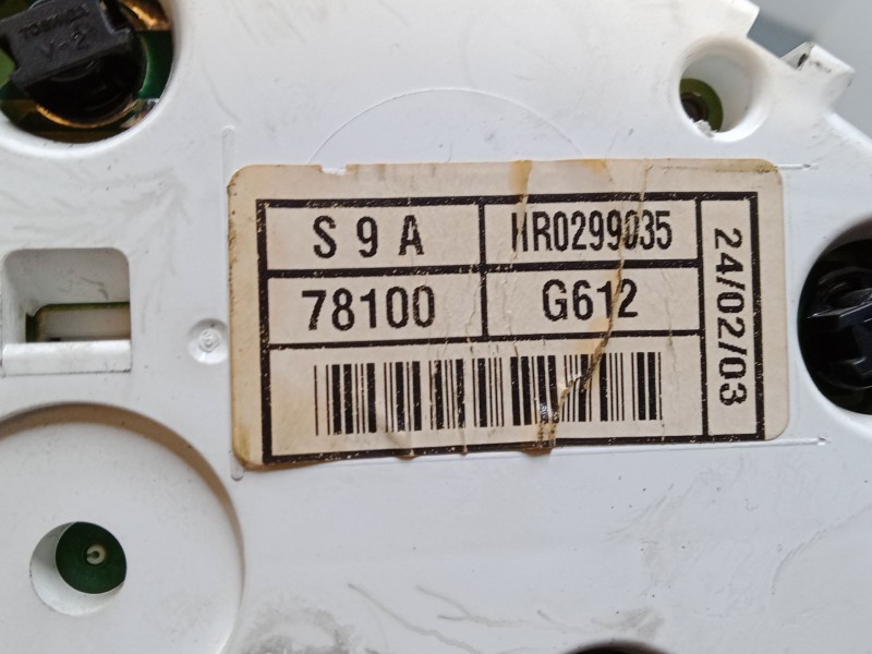 Recambio de cuadro instrumentos para honda cr-v ii (rd_) 2.0 (rd5) referencia OEM IAM HR0299035  S9A Recambio de cuadro instrumentos para honda cr-v ii (rd_) 2.0 (rd5) referencia OEM IAM HR0299035  S9A