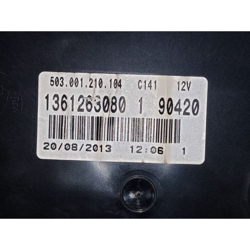 Recambio de cuadro instrumentos para peugeot box bus17 l4h2 160 box bus17 l4h2 160 referencia OEM IAM 1361263080  503001210104