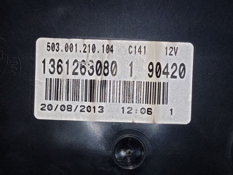 Recambio de cuadro instrumentos para peugeot box bus17 l4h2 160 box bus17 l4h2 160 referencia OEM IAM 1361263080  503001210104