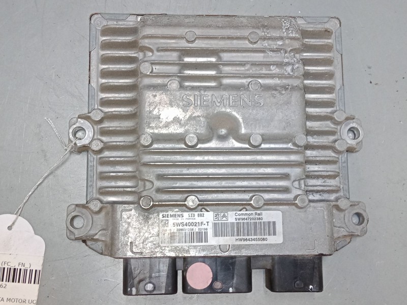 Recambio de centralita motor uce para citroën c3 i (fc_, fn_) 1.4 hdi referencia OEM IAM 5WS40021FT   Recambio de centralita motor uce para citroën c3 i (fc_, fn_) 1.4 hdi referencia OEM IAM 5WS40021FT