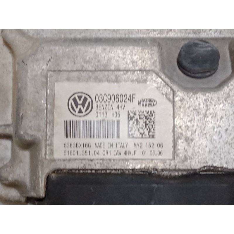 Recambio de centralita motor uce para volkswagen polo iv (9n_, 9a_) 1.4 16v referencia OEM IAM 03C906024F   Recambio de centralita motor uce para volkswagen polo iv (9n_, 9a_) 1.4 16v referencia OEM IAM 03C906024F