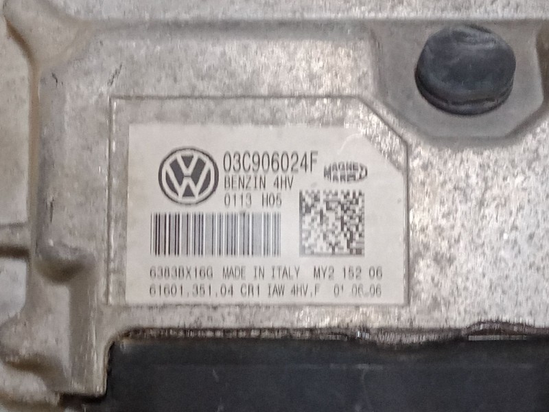Recambio de centralita motor uce para volkswagen polo iv (9n_, 9a_) 1.4 16v referencia OEM IAM 03C906024F   Recambio de centralita motor uce para volkswagen polo iv (9n_, 9a_) 1.4 16v referencia OEM IAM 03C906024F