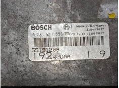 Recambio de centralita motor uce para fiat stilo van (192_) 1.9 jtd (192dxe1a) referencia OEM IAM 55191209  0281011553 2