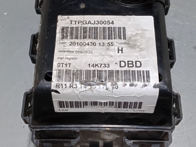 Recambio de caja reles / fusibles para ford tourneo connect 1.8 tdci referencia OEM IAM 9T1T14K733DBD  9T1T14A076AA Recambio de caja reles / fusibles para ford tourneo connect 1.8 tdci referencia OEM IAM 9T1T14K733DBD  9T1T14A076AA