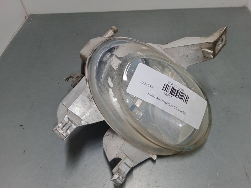 Recambio de faro antiniebla izquierdo para peugeot 206 cc (2d) 1.6 16v (2dnfuf, 2dnfur) referencia OEM IAM    Recambio de faro antiniebla izquierdo para peugeot 206 cc (2d) 1.6 16v (2dnfuf, 2dnfur) referencia OEM IAM