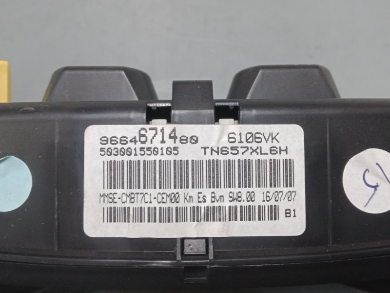 Recambio de cuadro instrumentos para peugeot 308 i (4a_, 4c_) 1.6 16v referencia OEM IAM 9664671480   Recambio de cuadro instrumentos para peugeot 308 i (4a_, 4c_) 1.6 16v referencia OEM IAM 9664671480