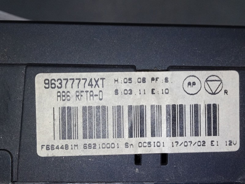 Recambio de mando climatizador para citroën c3 i (fc_, fn_) 1.4 hdi referencia OEM IAM    Recambio de mando climatizador para citroën c3 i (fc_, fn_) 1.4 hdi referencia OEM IAM