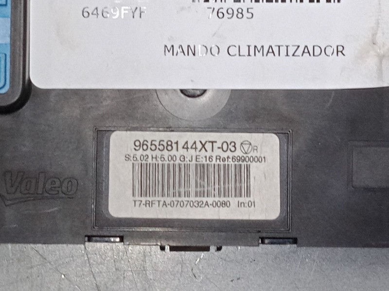 Recambio de mando climatizador para peugeot 308 i (4a_, 4c_) 1.6 16v referencia OEM IAM    Recambio de mando climatizador para peugeot 308 i (4a_, 4c_) 1.6 16v referencia OEM IAM
