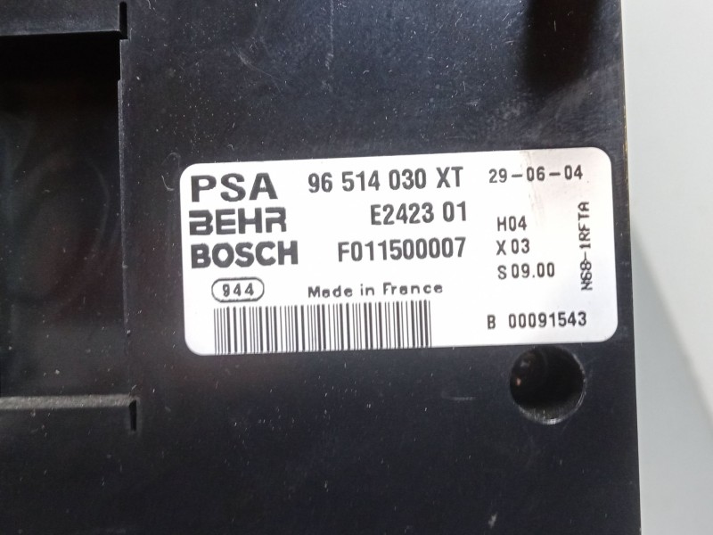 Recambio de mando climatizador para citroën xsara picasso (n68) 2.0 hdi referencia OEM IAM    Recambio de mando climatizador para citroën xsara picasso (n68) 2.0 hdi referencia OEM IAM