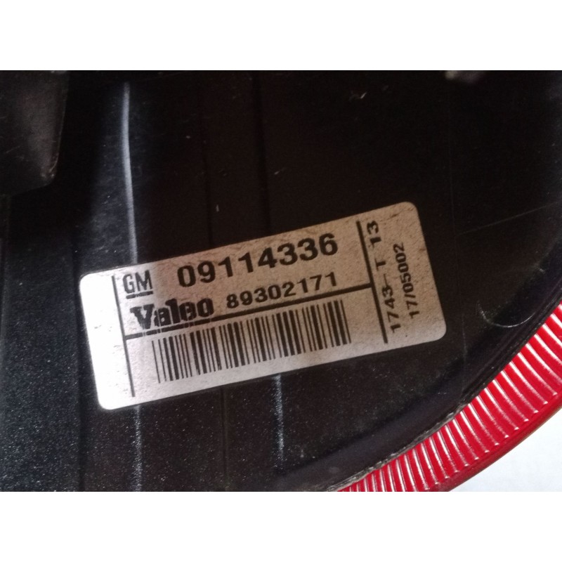 Recambio de piloto trasero izquierdo para opel corsa c (x01) 1.4 (f08, f68) referencia OEM IAM    Recambio de piloto trasero izquierdo para opel corsa c (x01) 1.4 (f08, f68) referencia OEM IAM