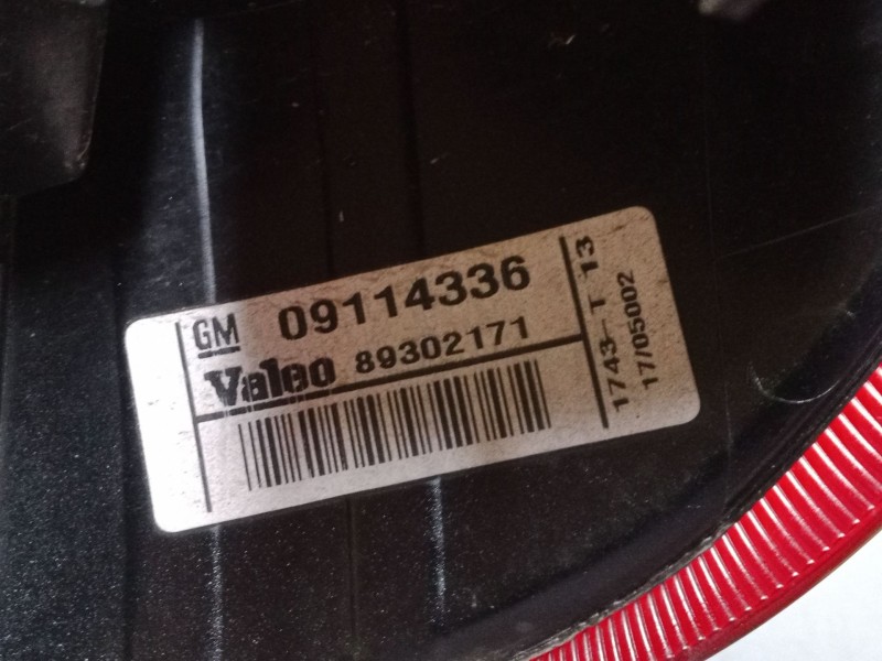 Recambio de piloto trasero izquierdo para opel corsa c (x01) 1.4 (f08, f68) referencia OEM IAM    Recambio de piloto trasero izquierdo para opel corsa c (x01) 1.4 (f08, f68) referencia OEM IAM