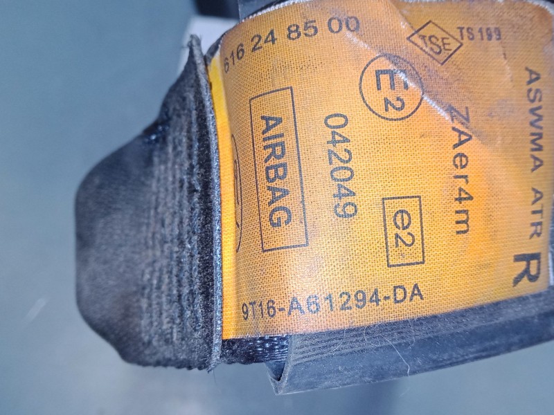 Recambio de cinturon seguridad delantero derecho para ford tourneo connect 1.8 tdci referencia OEM IAM 9T16A61294DA   Recambio de cinturon seguridad delantero derecho para ford tourneo connect 1.8 tdci referencia OEM IAM 9T16A61294DA