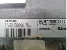 Recambio de centralita motor uce para renault megane scénic (ja0/1_) 1.6 e (ja0f) referencia OEM IAM HOM7700875745 S115300202A 7