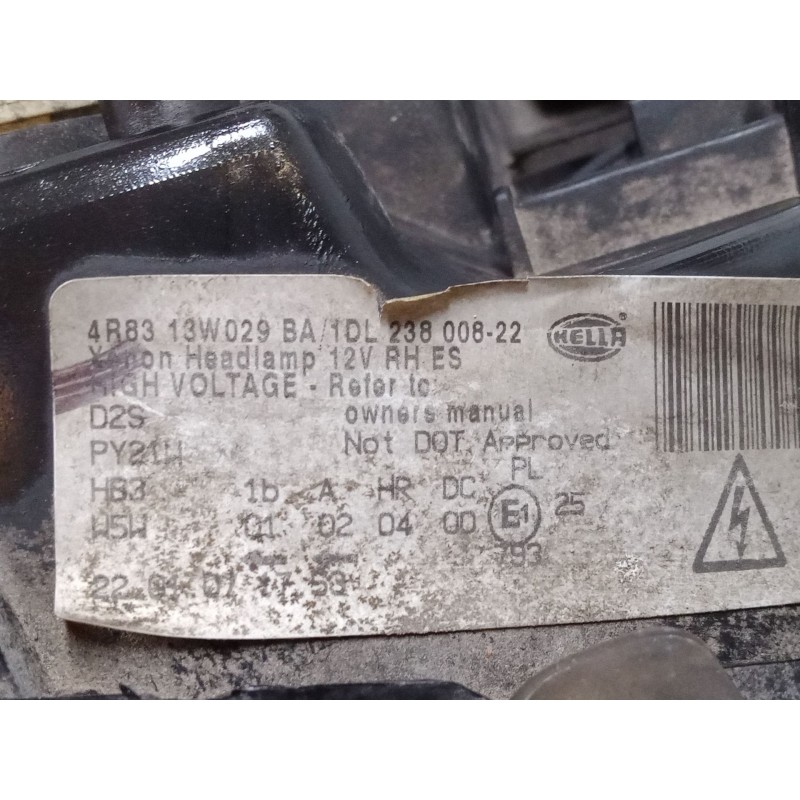 Recambio de faro derecho xenon para jaguar s-type ii (x200) 2.7 d referencia OEM IAM 1DL23800822   Recambio de faro derecho xenon para jaguar s-type ii (x200) 2.7 d referencia OEM IAM 1DL23800822