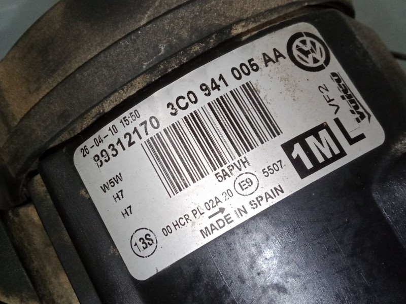 Recambio de faro izquierdo para volkswagen passat b6 variant (3c5) 2.0 tdi referencia OEM IAM    Recambio de faro izquierdo para volkswagen passat b6 variant (3c5) 2.0 tdi referencia OEM IAM