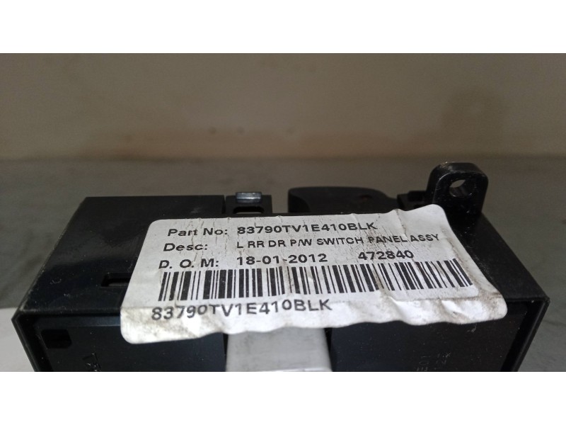 Recambio de mando elevalunas trasero izquierdo para honda civic ix (fk) 2.2 i-dtec (fk3) referencia OEM IAM   