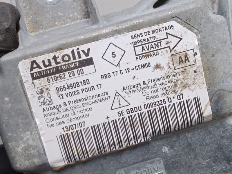 Recambio de centralita airbag para peugeot 308 i (4a_, 4c_) 1.6 16v referencia OEM IAM    Recambio de centralita airbag para peugeot 308 i (4a_, 4c_) 1.6 16v referencia OEM IAM