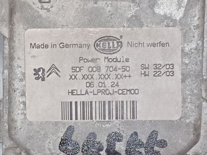 Recambio de centralita faros xenon para peugeot 407 coupé (6c_) 2.2 16v referencia OEM IAM    Recambio de centralita faros xenon para peugeot 407 coupé (6c_) 2.2 16v referencia OEM IAM