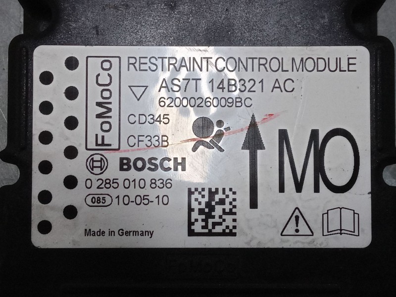 Recambio de centralita airbag para ford mondeo iv (ba7) 1.8 tdci referencia OEM IAM   