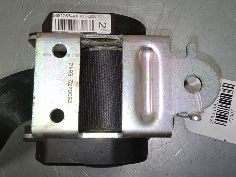 Recambio de cinturon seguridad trasero derecho para peugeot 308 i (4a_, 4c_) 1.6 16v referencia OEM IAM   