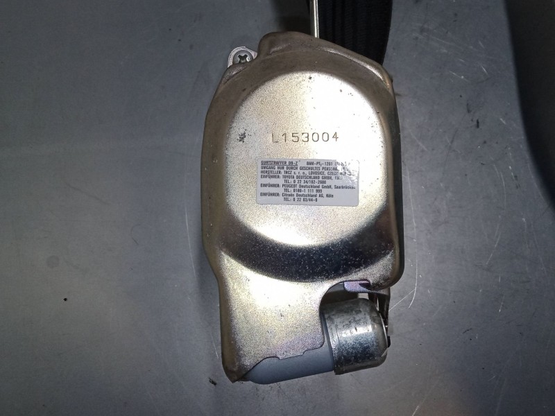 Recambio de cinturon seguridad delantero derecho para peugeot 107 (pm_, pn_) 1.0 referencia OEM IAM    Recambio de cinturon seguridad delantero derecho para peugeot 107 (pm_, pn_) 1.0 referencia OEM IAM