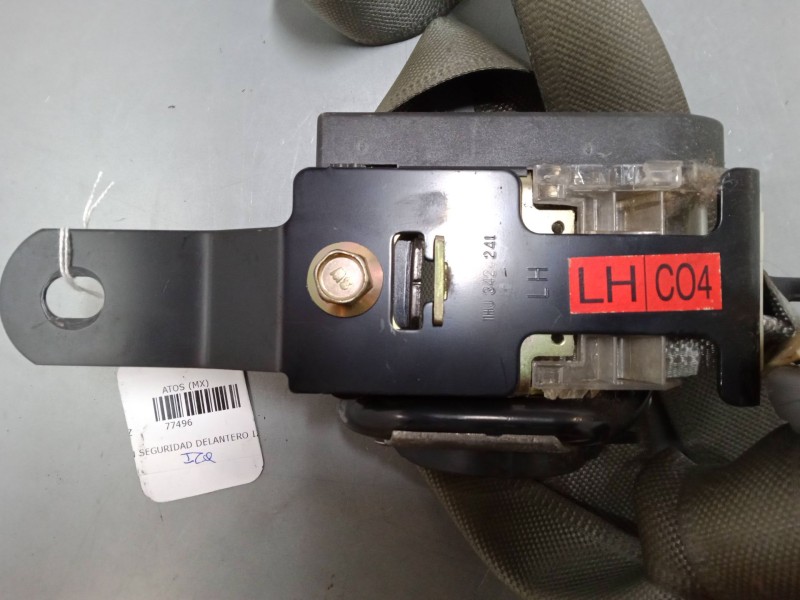 Recambio de cinturon seguridad delantero izquierdo para hyundai atos (mx) 1.0 i referencia OEM IAM    Recambio de cinturon seguridad delantero izquierdo para hyundai atos (mx) 1.0 i referencia OEM IAM