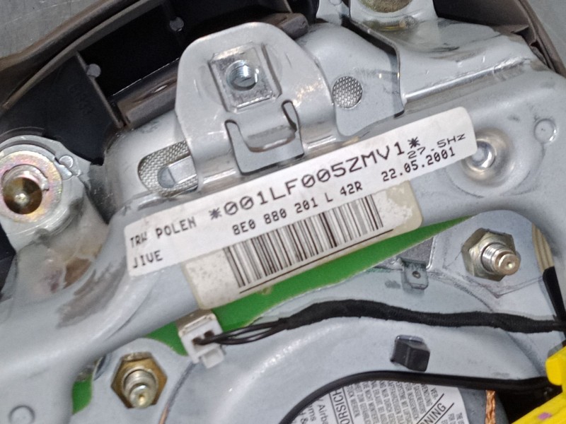 Recambio de airbag volante para audi a4 b6 (8e2) 2.0 referencia OEM IAM 8E0 880 201 L42R   Recambio de airbag volante para audi a4 b6 (8e2) 2.0 referencia OEM IAM 8E0 880 201 L42R