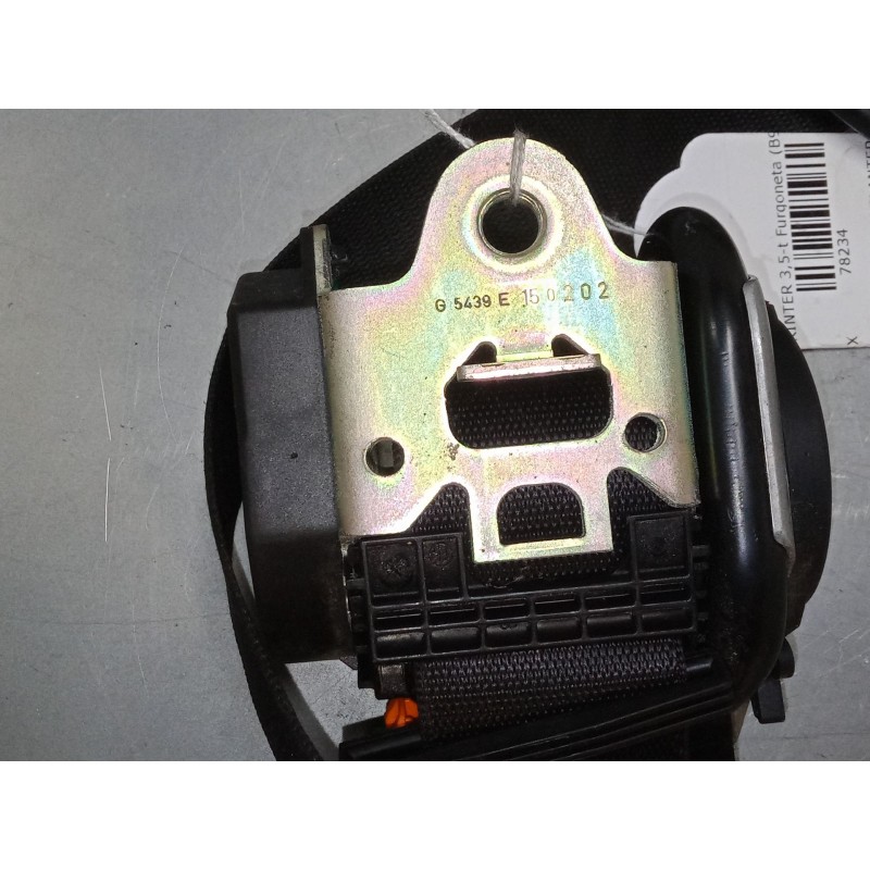 Recambio de cinturon seguridad delantero derecho para mercedes-benz sprinter 3,5-t furgoneta (b906) 310 cdi (906.631, 906.633, 9 Recambio de cinturon seguridad delantero derecho para mercedes-benz sprinter 3,5-t furgoneta (b906) 310 cdi (906.631, 906.633, 9