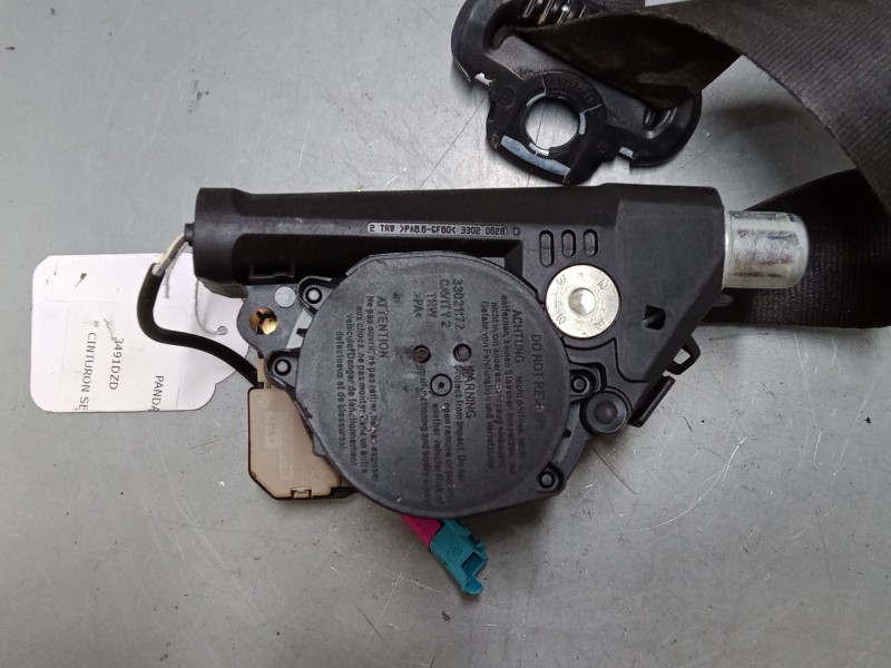 Recambio de cinturon seguridad delantero derecho para fiat panda / panda classic (169_) 1.2 (169.axb11, 169.axb1a) referencia OE Recambio de cinturon seguridad delantero derecho para fiat panda / panda classic (169_) 1.2 (169.axb11, 169.axb1a) referencia OE