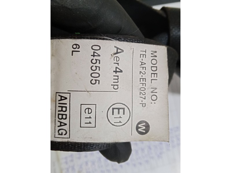 Recambio de cinturon seguridad delantero izquierdo para toyota yaris (_p9_) 1.4 d-4d (nlp90_) referencia OEM IAM    Recambio de cinturon seguridad delantero izquierdo para toyota yaris (_p9_) 1.4 d-4d (nlp90_) referencia OEM IAM