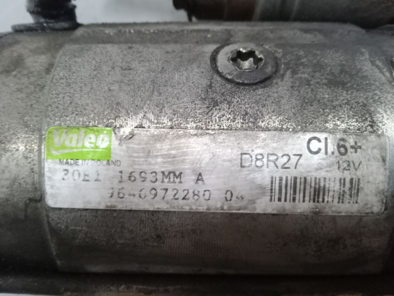 Recambio de motor arranque para peugeot 307 cc (3b) 2.0 hdi 135 referencia OEM IAM 9646972280   Recambio de motor arranque para peugeot 307 cc (3b) 2.0 hdi 135 referencia OEM IAM 9646972280