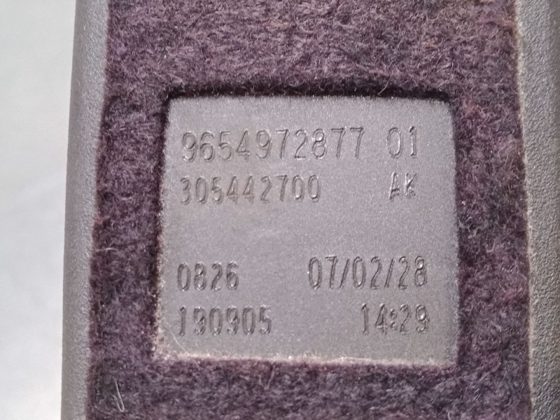 Recambio de anclaje cinturon delantero izquierdo para citroën c4 picasso i monospace (ud_) 1.8 i 16v referencia OEM IAM 96549728