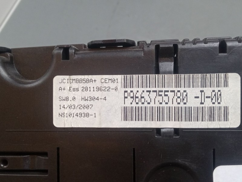Recambio de cuadro instrumentos para citroën c4 picasso i monospace (ud_) 1.8 i 16v referencia OEM IAM 9663755780  