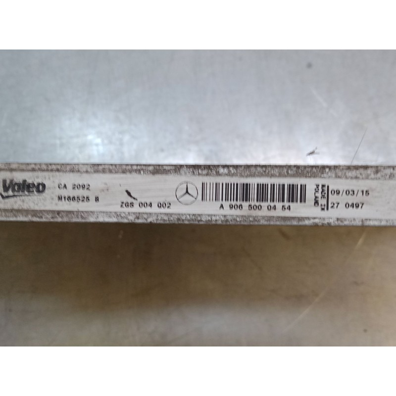 Recambio de radiador a/a /condensador para mercedes-benz sprinter 3,5-t furgoneta (b906) 310 cdi (906.631, 906.633, 906.635, 906 Recambio de radiador a/a /condensador para mercedes-benz sprinter 3,5-t furgoneta (b906) 310 cdi (906.631, 906.633, 906.635, 906