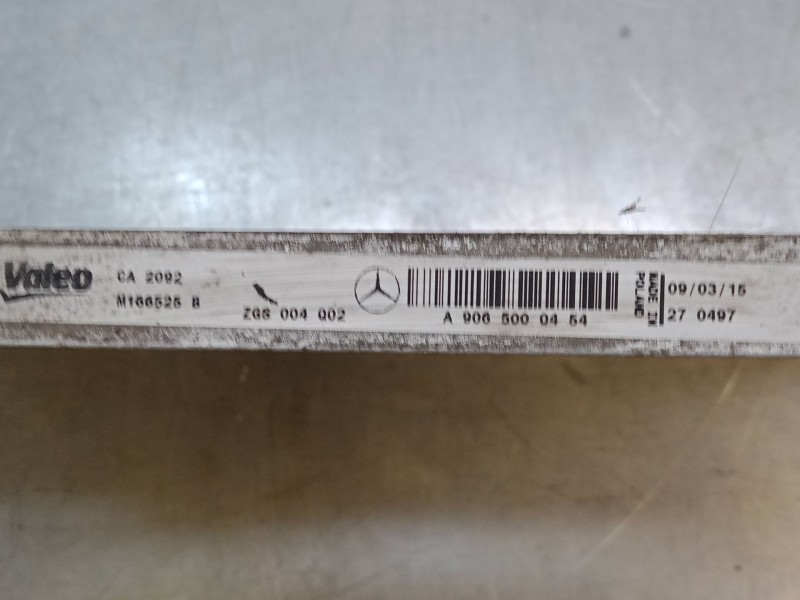 Recambio de radiador a/a /condensador para mercedes-benz sprinter 3,5-t furgoneta (b906) 310 cdi (906.631, 906.633, 906.635, 906 Recambio de radiador a/a /condensador para mercedes-benz sprinter 3,5-t furgoneta (b906) 310 cdi (906.631, 906.633, 906.635, 906