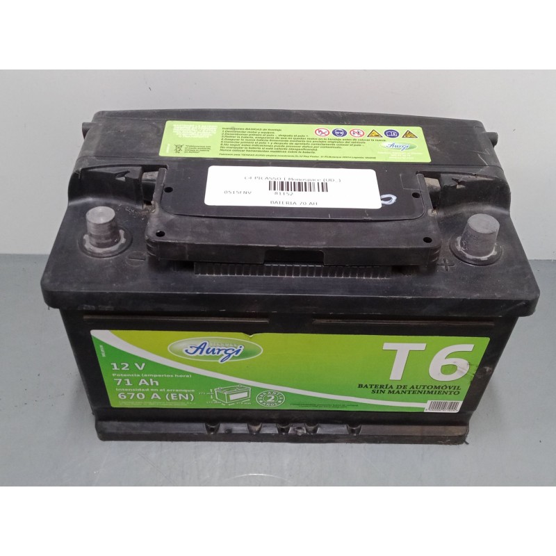 Recambio de bateria 70 ah para citroën c4 picasso i monospace (ud_) 1.8 i 16v referencia OEM IAM   