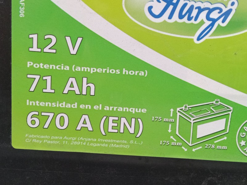 Recambio de bateria 70 ah para citroën c4 picasso i monospace (ud_) 1.8 i 16v referencia OEM IAM   