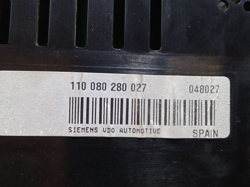 Recambio de cuadro instrumentos para seat leon (1p1) 1.9 tdi referencia OEM IAM 110080280027  