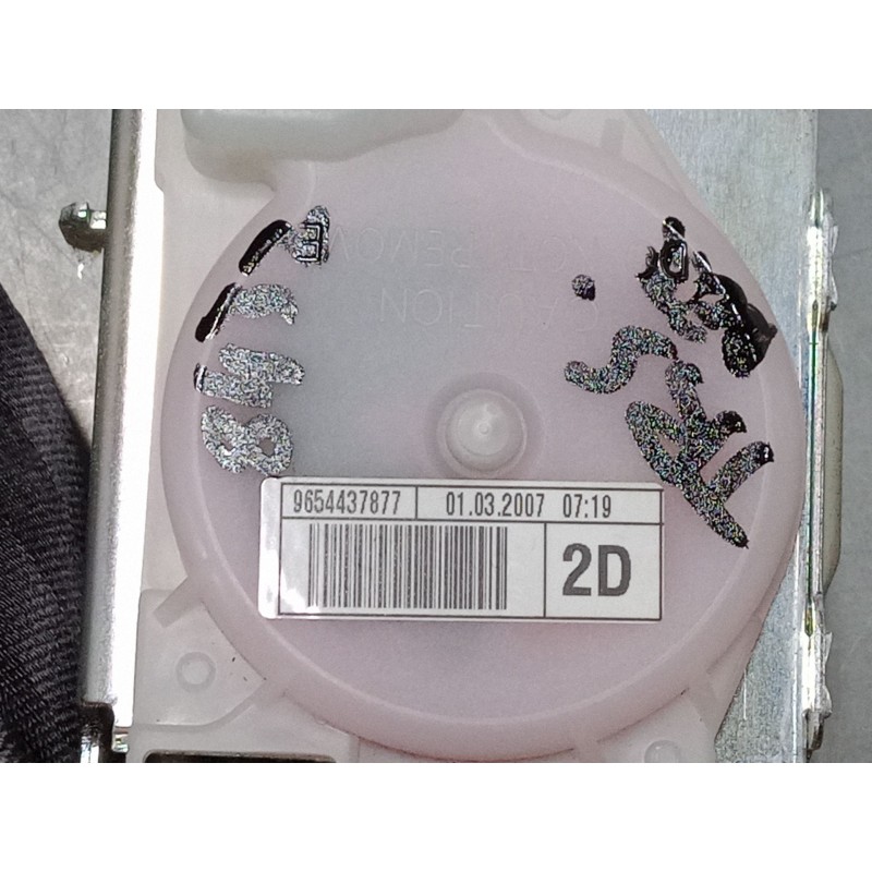 Recambio de cinturon seguridad trasero derecho para citroën c4 picasso i monospace (ud_) 1.8 i 16v referencia OEM IAM 9654437877