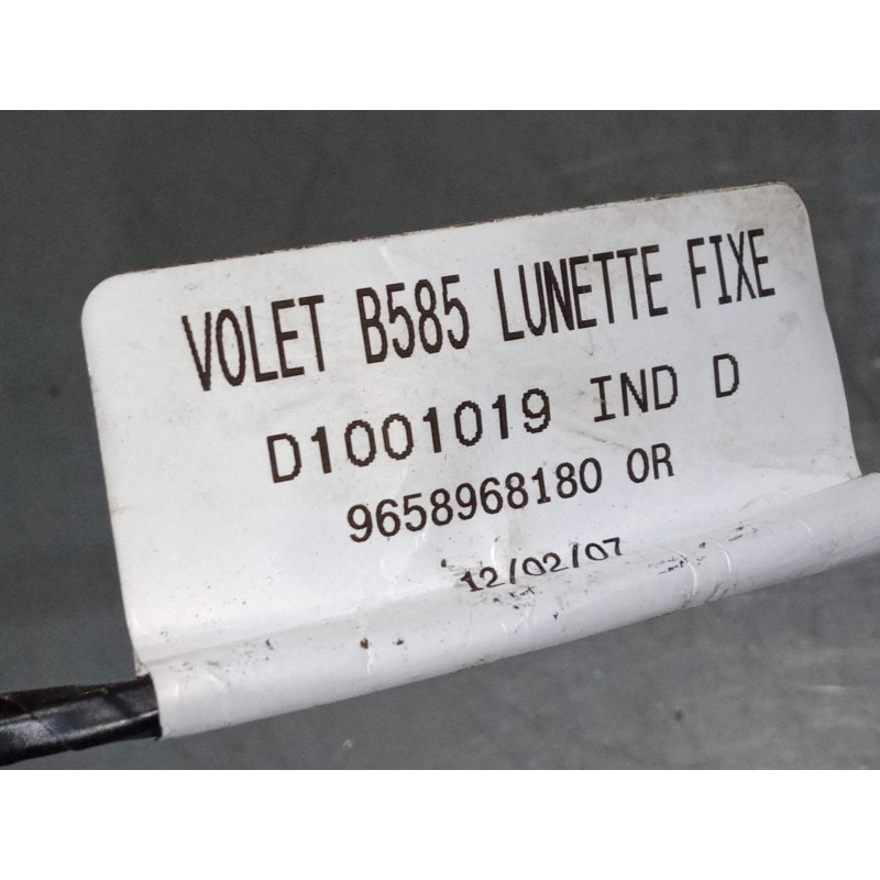 Recambio de luz matricula para citroën c4 picasso i monospace (ud_) 1.8 i 16v referencia OEM IAM 9658968180  