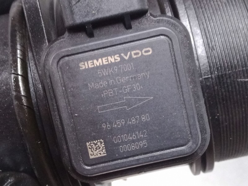 Recambio de caudalimetro para peugeot 307 cc (3b) 2.0 hdi 135 referencia OEM IAM 9645948780  
