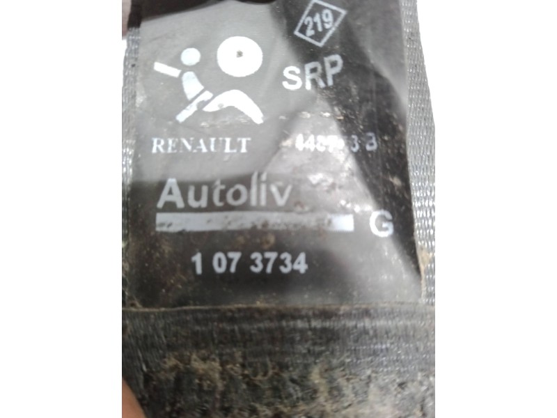 Recambio de cinturon seguridad delantero izquierdo para renault kangoo be bop (kw0/1_) 1.5 dci 75 referencia OEM IAM   