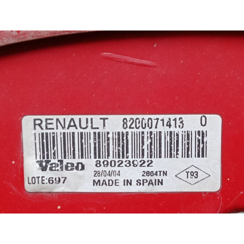 Recambio de piloto trasero izquierdo para renault clio ii (bb_, cb_) 1.5 dci (b/cb08) referencia OEM IAM 8200071413  