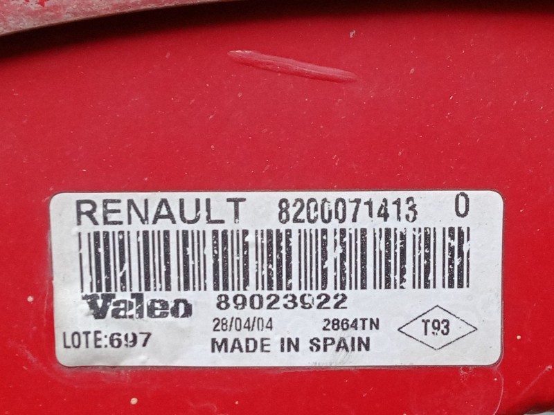 Recambio de piloto trasero izquierdo para renault clio ii (bb_, cb_) 1.5 dci (b/cb08) referencia OEM IAM 8200071413  