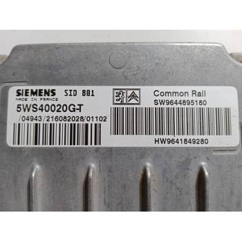CENTRALITA MOTOR UCE 5WS40020G-T. SW9644895180 
