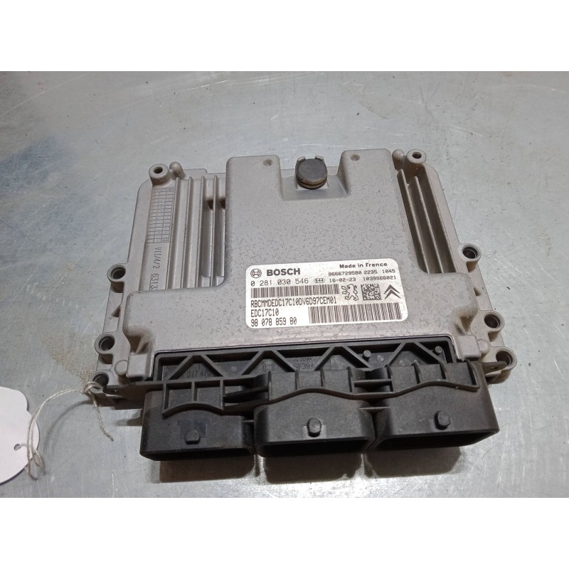 Recambio de centralita motor uce para citroën berlingo furgoneta/monovolumen (b9) 1.6 hdi 75 4x4 referencia OEM IAM 9807885980  