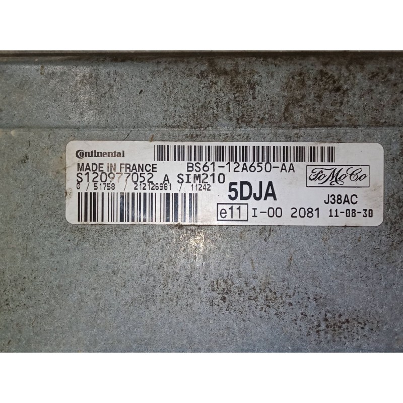 Recambio de centralita motor uce para ford fusion (ju_) 1.4 referencia OEM IAM BS6112A650AA 5DJA S120977052 A