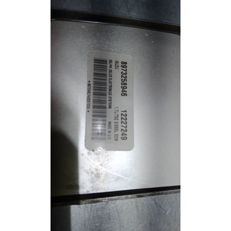 Recambio de centralita motor uce para opel meriva a monospace (x03) 1.7 dti (e75) referencia OEM IAM 8973258946  12227249